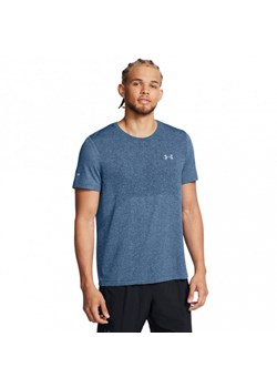 Męska koszulka do biegania Under Armour UA Seamless Stride SS - niebieska ze sklepu Sportstylestory.com w kategorii T-shirty męskie - zdjęcie 175712216