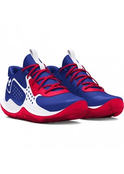 Dziecięce buty do koszykówki Under Armour UA GS JET \'23 - niebieskie ze sklepu Sportstylestory.com w kategorii Buty sportowe dziecięce - zdjęcie 175712297