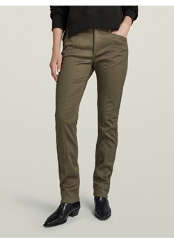 G-Star Spodnie chino w kolorze khaki ze sklepu Limango Polska w kategorii Spodnie damskie - zdjęcie 175716076