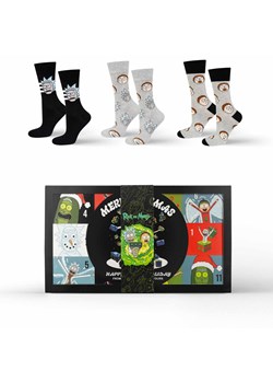 Gift Box prezentowy Rick and Morty zestaw 6x skarpetek męskich ze sklepu Sklep SOXO w kategorii Skarpetki męskie - zdjęcie 175716615