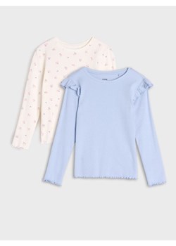 Sinsay - Koszulka z długimi rękawami - wielobarwny ze sklepu Sinsay w kategorii Bluzki dziewczęce - zdjęcie 175722537