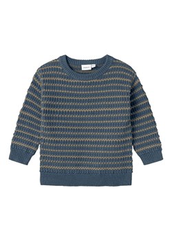 name it Sweter &quot;Nevo&quot; w kolorze niebieskim ze sklepu Limango Polska w kategorii Odzież dla niemowląt - zdjęcie 175723328