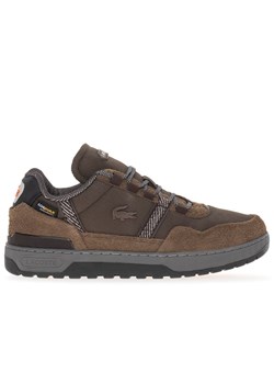 Buty Lacoste T-Clip WNTR 224 1 SMA 748SMA0037-7B8 - brązowe ze sklepu streetstyle24.pl w kategorii Buty sportowe męskie - zdjęcie 175728375