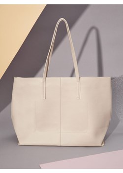 Sinsay - Torebka - kremowy ze sklepu Sinsay w kategorii Torby Shopper bag - zdjęcie 175731629