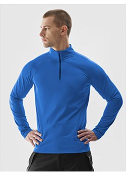 Męski longsleeve termoaktywny 4F 4FRAW23UBRUM063-20S - niebieski ze sklepu Sportstylestory.com w kategorii T-shirty męskie - zdjęcie 175733585