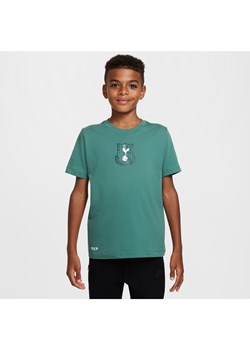 Męski T-shirt piłkarski Nike Tottenham Hotspur Heritage - Zieleń ze sklepu Nike poland w kategorii T-shirty chłopięce - zdjęcie 175745976