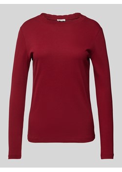 Bluzka o kroju slim fit z długim rękawem i falistym brzegiem ze sklepu Peek&Cloppenburg  w kategorii Bluzki damskie - zdjęcie 175783489