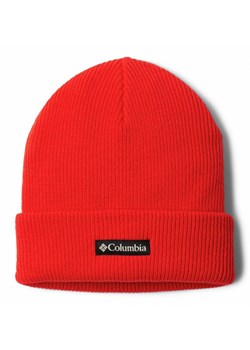 Czapka zimowa uniseks COLUMBIA Whirlibird Cuffed Beanie - czerwona ze sklepu Sportstylestory.com w kategorii Czapki zimowe męskie - zdjęcie 175784088