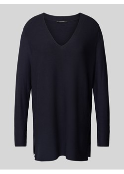 Sweter z dzianiny o kroju oversized z dekoltem w serek ze sklepu Peek&Cloppenburg  w kategorii Swetry damskie - zdjęcie 175809176