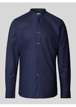 Koszula biznesowa o kroju slim fit z listwą guzikową ze sklepu Peek&Cloppenburg  w kategorii Koszule męskie - zdjęcie 175809487