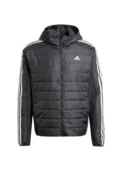 Kurtka hybrydowa męska Essentials 3-Stripes Insulated Hooded Adidas ze sklepu SPORT-SHOP.pl w kategorii Kurtki męskie - zdjęcie 175811387