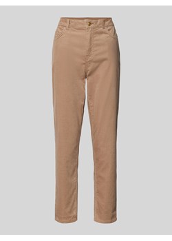 Spodnie sztruksowe o kroju stretch slim fit z 5 kieszeniami ze sklepu Peek&Cloppenburg  w kategorii Spodnie damskie - zdjęcie 175815997