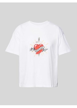 T-shirt z nadrukiem z motywem i logo ze sklepu Peek&Cloppenburg  w kategorii Bluzki damskie - zdjęcie 175818636