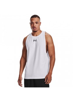 Męski top treningowy Under Armour UA Zone Tank - biały ze sklepu Sportstylestory.com w kategorii T-shirty męskie - zdjęcie 175826595