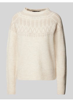 Sweter z norweskim wzorem model ‘SIMONE’ ze sklepu Peek&Cloppenburg  w kategorii Swetry damskie - zdjęcie 175848718