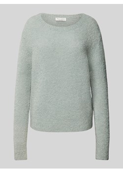 Sweter o kroju regular fit z dzianiny z mieszanki żywej wełny i wełny z alpaki z wykończeniem curly bouclé ze sklepu Peek&Cloppenburg  w kategorii Swetry damskie - zdjęcie 175849408