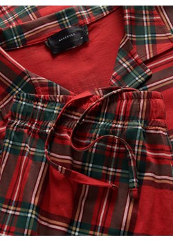 Reserved - Dwuczęściowa piżama w świąteczną kratę - czerwony ze sklepu Reserved w kategorii Piżamy męskie - zdjęcie 175855546