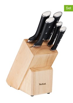Tefal 6-częściowy zestaw &quot;Ice Force&quot; w kolorze brązowym ze sklepu Limango Polska w kategorii Noże kuchenne - zdjęcie 175874758