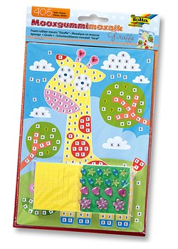 folia PAPER Zestaw mozaiki &quot;Giraffe&quot; z gumy piankowej - 3+ ze sklepu Limango Polska w kategorii Zabawki - zdjęcie 175875467