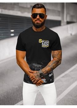 T-Shirt męski szary OZONEE JS/S985/2Z ze sklepu ozonee.pl w kategorii T-shirty męskie - zdjęcie 175890995