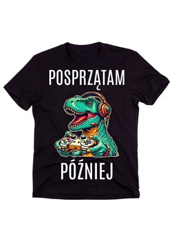 KOSZULKA DLA GRACZA - POSPRZĄTAM PÓŹNIEJ ze sklepu Time For Fashion w kategorii T-shirty męskie - zdjęcie 175898956