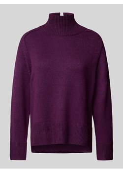 Sweter z dzianiny o kroju regular fit z miękkiej mieszanki wiskozy ze stójką ze sklepu Peek&Cloppenburg  w kategorii Swetry damskie - zdjęcie 175915008