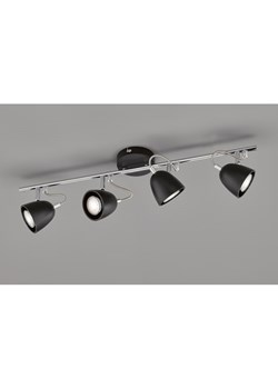 FH Lighting Lampa sufitowa "Gemma" w kolorze czarnym - 65 x 10 cm ze sklepu Limango Polska w kategorii Oświetlenie - zdjęcie 175916177