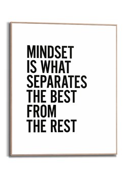 Orangewallz Druk artystyczny &quot;Mindset&quot; w ramce - 40 x 50 cm ze sklepu Limango Polska w kategorii Obrazy - zdjęcie 175916188