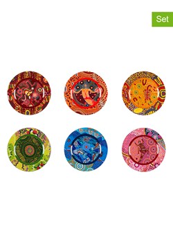 Trendy Kitchen by EXCÉLSA Podtalerze (6 szt.) "Aboriginal" ze wzorem - Ø 33 cm ze sklepu Limango Polska w kategorii Naczynia - zdjęcie 175916226