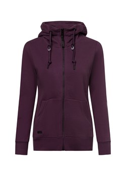 Ragwear Damska bluza dresowa - Neskia Kobiety bakłażanowy marmurkowy ze sklepu vangraaf w kategorii Bluzy damskie - zdjęcie 175924265