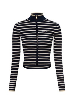 Tommy Jeans Kardigan damski Kobiety granatowy w paski - id: 714889-0001-09940 - marki Tommy Jeans - 175924268 Tommy Jeans Kardigan damski Kobiety granatowy w paski ze sklepu vangraaf w kategorii Swetry damskie - zdjęcie 175924268