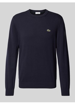 Sweter z dzianiny z naszywką z logo ze sklepu Peek&Cloppenburg  w kategorii Swetry męskie - zdjęcie 175925398