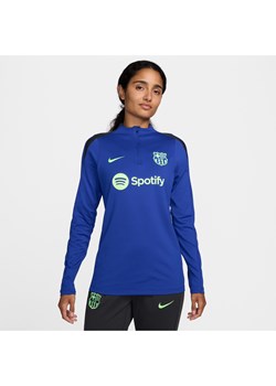 Damska treningowa koszulka piłkarska Nike Dri-FIT FC Barcelona Strike (wersja trzecia) - Niebieski ze sklepu Nike poland w kategorii Bluzki damskie - zdjęcie 175925536