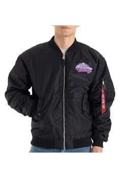 Kurtka Alpha Industries MA-1 Candy Crew 14814003 - czarna ze sklepu streetstyle24.pl w kategorii Kurtki męskie - zdjęcie 175929046