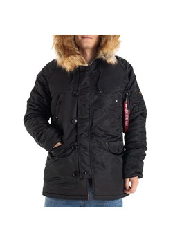 Kurtka męska Alpha Industries Parka N3B VF 59 10314103 - czarna ze sklepu streetstyle24.pl w kategorii Parki męskie - zdjęcie 175929049