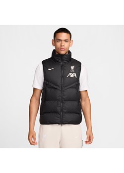 Męski bezrękawnik piłkarski Nike Storm-FIT Liverpool F.C. Strike Windrunner PrimaLoft® - Czerń ze sklepu Nike poland w kategorii Kamizelki męskie - zdjęcie 175940817