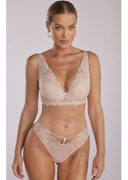 Biustonosz push-up typu bralette beżowy Luna PU-1103, Kolor beżowy, Rozmiar 65C, Kinga ze sklepu Primodo w kategorii Biustonosze - zdjęcie 175941705