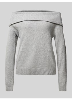 Sweter z dzianiny z odkrytymi ramionami ze sklepu Peek&Cloppenburg  w kategorii Swetry damskie - zdjęcie 175946718