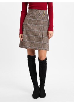 Franco Callegari Damska spódnica mini z zawartością wełny Kobiety melanżowy w kratkę ze sklepu vangraaf w kategorii Spódnice - zdjęcie 175947405