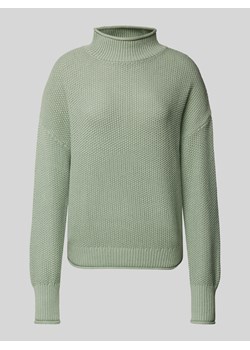 Sweter z dzianiny ze stójką ze sklepu Peek&Cloppenburg  w kategorii Swetry damskie - zdjęcie 175954497