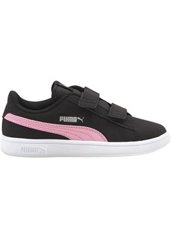 Buty Puma Smash v2 Buck V Ps 365183 40 czarne ze sklepu ButyModne.pl w kategorii Trampki dziecięce - zdjęcie 175959535