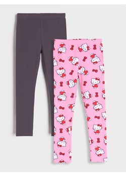 Sinsay - Legginsy Hello Kitty 2 pack - różowy ze sklepu Sinsay w kategorii Spodnie dziewczęce - zdjęcie 175962385
