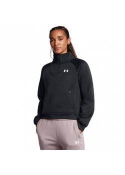 Damska bluza treningowa Under Armour UA Armour Fleece Pro  Zip - czarna ze sklepu Sportstylestory.com w kategorii Bluzy damskie - zdjęcie 175964048