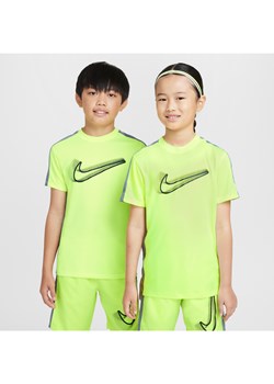 Koszulka piłkarska dla dużych dzieci Dri-FIT Nike Academy23 - Żółty ze sklepu Nike poland w kategorii T-shirty chłopięce - zdjęcie 175977316