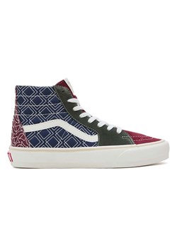 Vans Skórzane sneakersy &quot;SK8-Hi Tapered&quot; w kolorze granatowo-czerwono-jasnobrązowym ze sklepu Limango Polska w kategorii Trampki damskie - zdjęcie 175977948