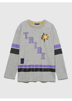 Sisley Koszulka w kolorze szaro-czarno-fioletowym ze sklepu Limango Polska w kategorii T-shirty chłopięce - zdjęcie 175978146