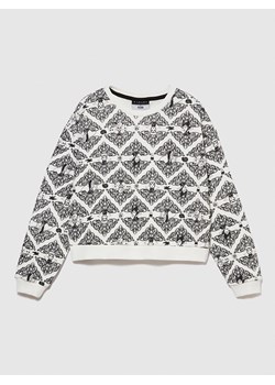 Sisley Bluza w kolorze biało-czarnym ze sklepu Limango Polska w kategorii Bluzy dziewczęce - zdjęcie 175978167
