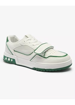 Royalfashion Sportowe sneakersy damskie w biało- zielonym kolorze Xirrat ze sklepu royalfashion.pl w kategorii Buty sportowe damskie - zdjęcie 176004247