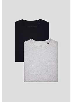 Zestaw 2 Koszulek z Kieszonką z Bawełną Roth ze sklepu Lancerto S.A. w kategorii T-shirty męskie - zdjęcie 176008856