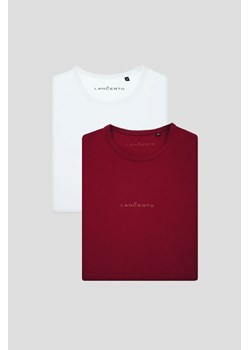 Zestaw 2 Koszulek z Bawełną Steph ze sklepu Lancerto S.A. w kategorii T-shirty męskie - zdjęcie 176008858